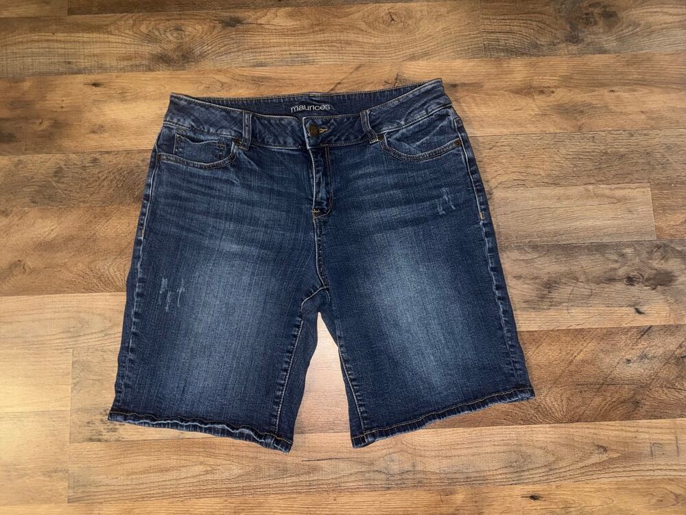 Maurice’s women’s blue jeans shorts